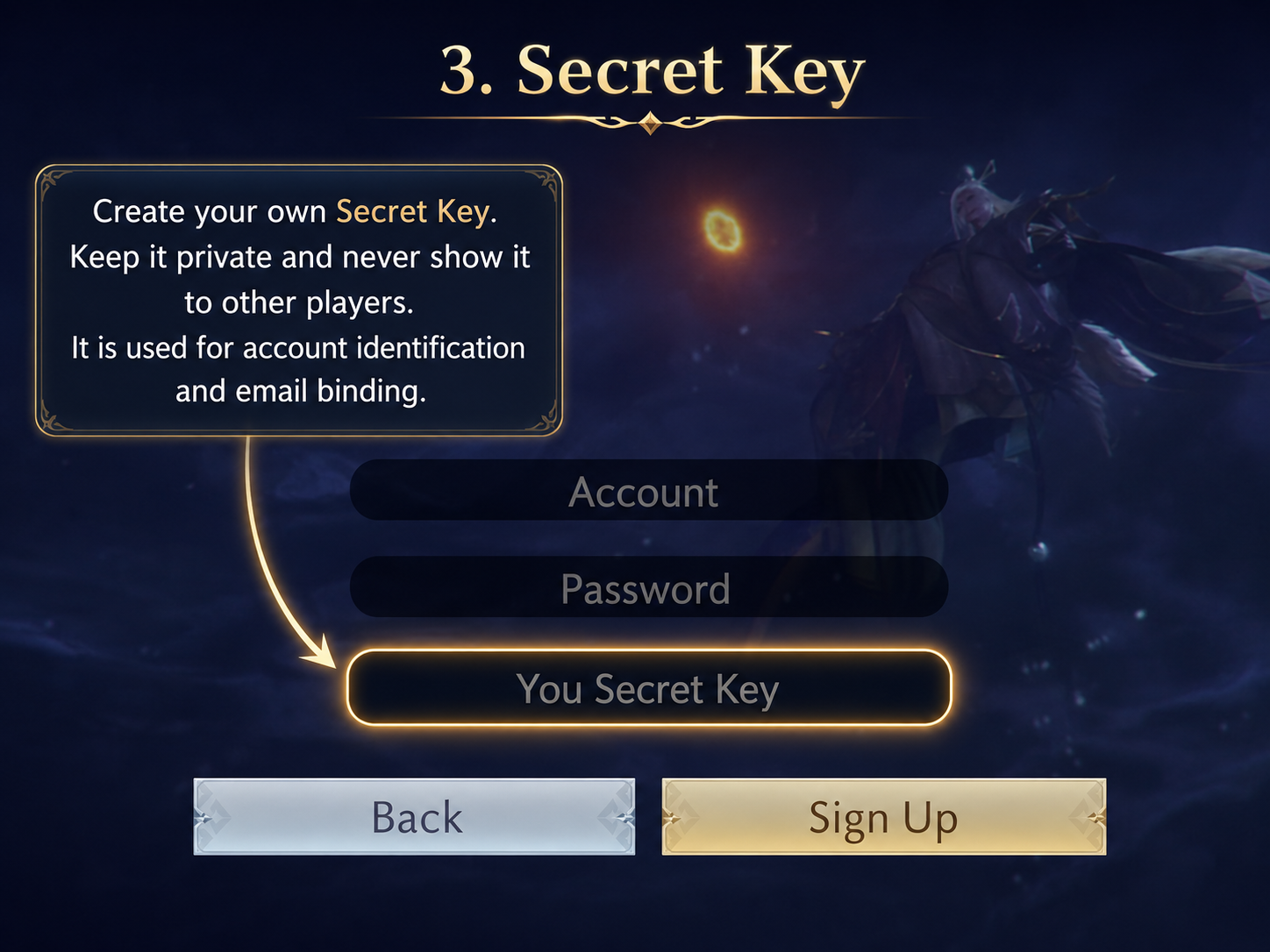 Secret Key Guide